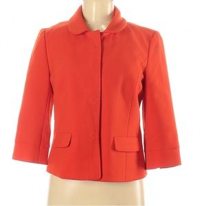 Women’s Ann Taylor LOFT Women Orange Blazer Size 8